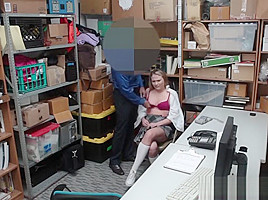 Gal Alyssa Takes Officers Big Cock