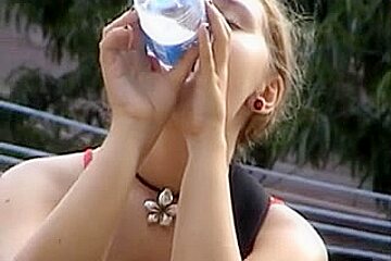 Gal Legs Open Panty Soiled