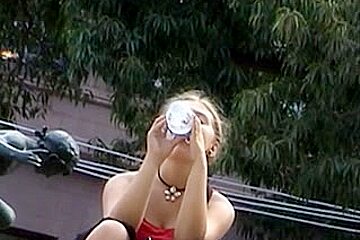 Gal Legs Open Panty Soiled