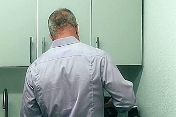 Gay Porn - Submissive Fetish Dilf Colleague 3some Banged By Top Studs 7 Min