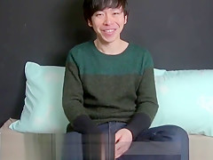 Gay asian solo stroking