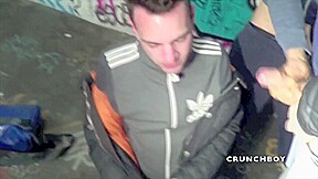 Gay fucked hard by gangsters in the subway - CrunchBoy
