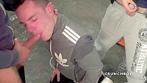 Gay fucked hard by gangsters in the subway – CrunchBoy
