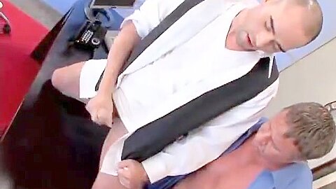 Gay fucking and sucking at the office