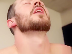 Gay hunk double has double anal sex