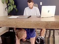 Gay hunk double has double anal sex