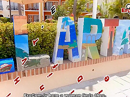 German Punter Tourist pick up meet and fuck mexican hooker POV
