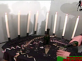 German amateur BDSM Party with domina and femdom girls