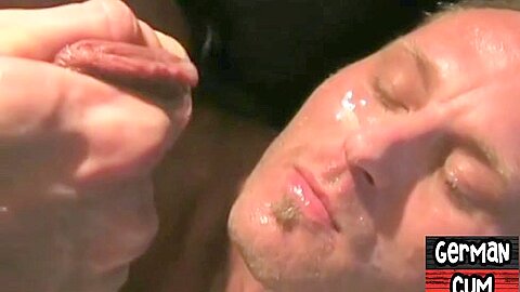 German amateur hunk barebacked by BF till facial ending