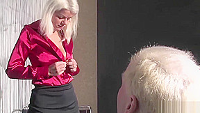 German mature blonde cheating on her husband in amateur vid