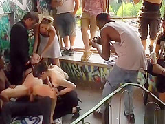 German slaves shamed and disgraced in public