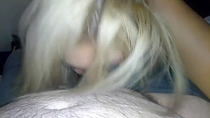 Getting blowjob by babysitter