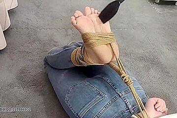 Girl Hogtied And Breathplay