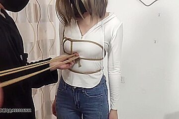 Girl Hogtied And Breathplay
