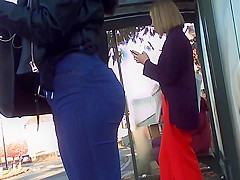 Girl sexy and public