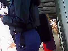 Girl sexy and public