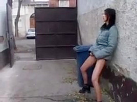 Girls Pissing in Public