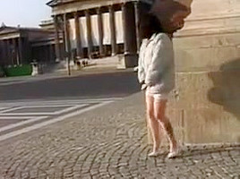 Girls Pissing in Public