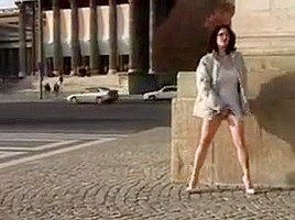 Girls Pissing in Public