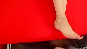 Girls foot worship