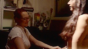 Glam european office chicks eat pussy