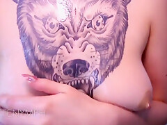 Glitter Oil Anal Gaping