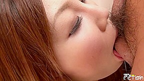 Gorgeous Japanese Babe Sucks A Guy With Glasses And Gets Cum In Mouth
