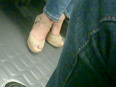 Gorgeous Mature Feet In Wedges Heels