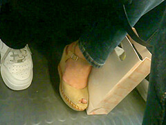 Gorgeous Mature Feet In Wedges Heels