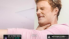 HETEROFLEXIBLE - Hungry Femboys Benny Fox & Foxy Alex Wanna Taste Muscle Hunk Mateo Tomas' Big Cock