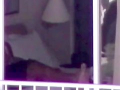 HI black girl nude in the window