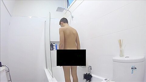HOT Older Bro Pranks Younger Bro In Shower
