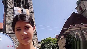 HUNT4K  Lovely girl cheats on boyfriend to earn money for   