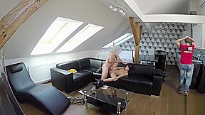 HUNT4K  Lovely girl cheats on boyfriend to earn money for   