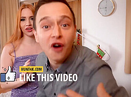 HUNT4K  Whore is used to paying for boyfriends wishes with her twat