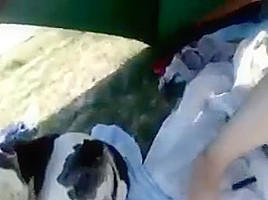HUSBAND FILMS SLUT WIFE DOGGING AT BEACH