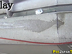 Hairy Snatch Asian Urinates