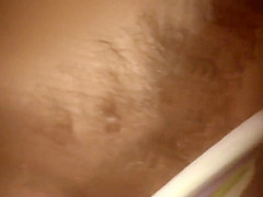 Hairy blonde DP teen 18+ showers (1 of 2)