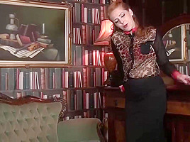 Hairy classy mature Tia Jones