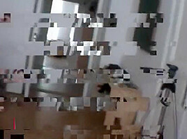Handsome teen 18+ tart in handjob porn video