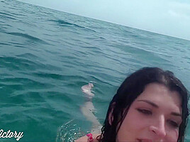 He Destroy My Mouth In Public Beach And Dont Give A Fuck What People Think