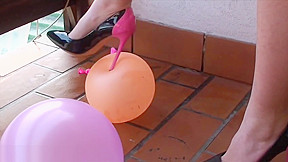 Heels and ballons