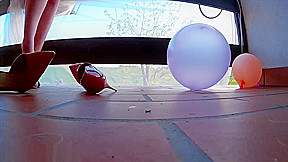 Heels and ballons