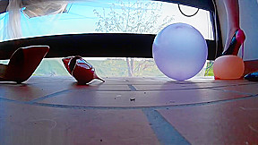 Heels and ballons