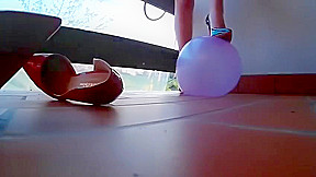 Heels and ballons