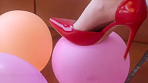 Heels and ballons