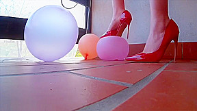 Heels and ballons