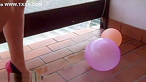 Heels and ballons