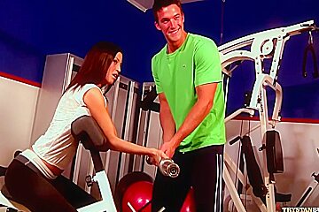 Hetero Couple And Having Fun - On The Set - Sweet Amy Lee And Trystan Bull