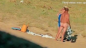 Hidden vid of hot French couple on beach 7